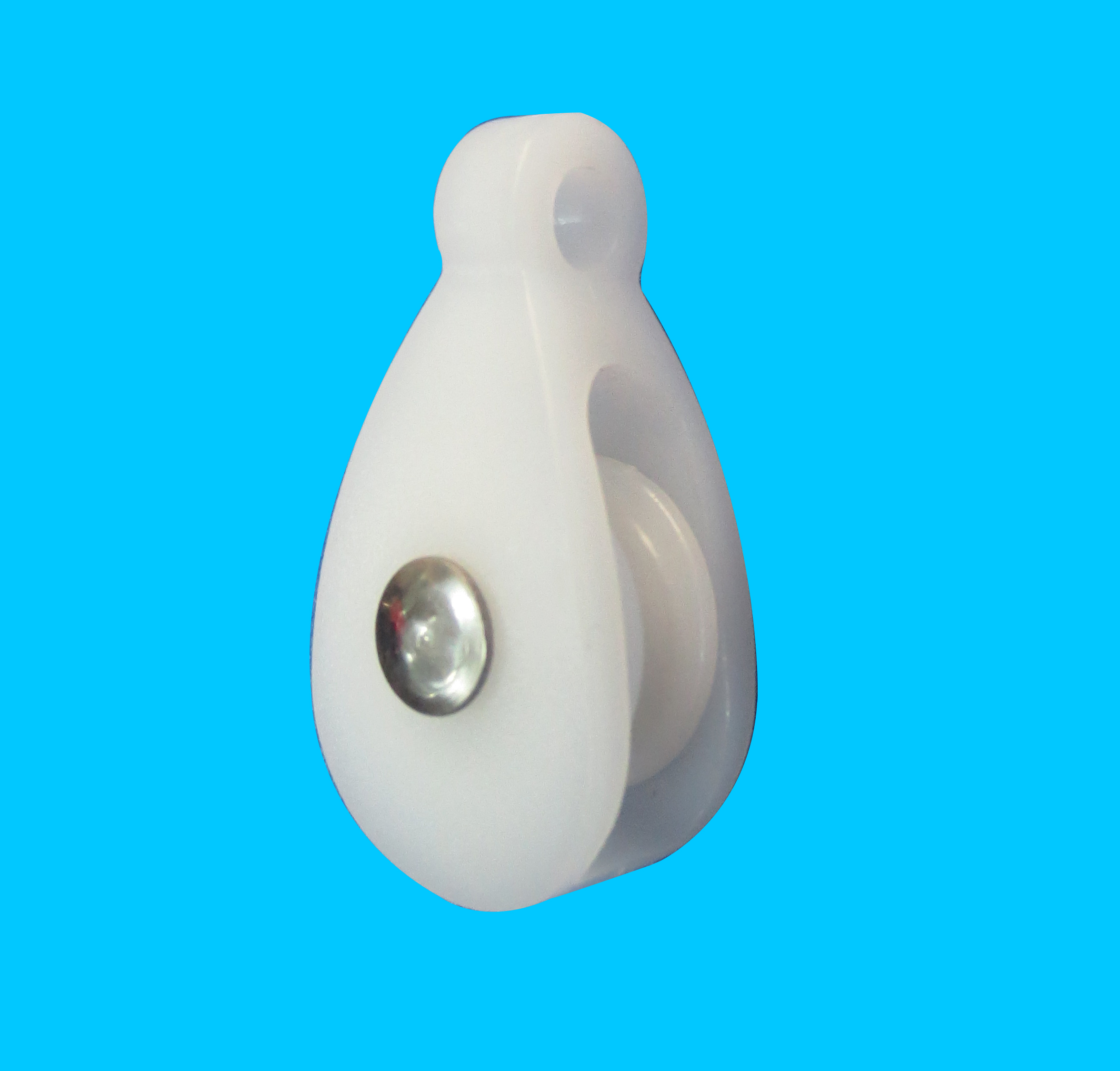 #107820 Φ22 穿线塑料壳体滑轮